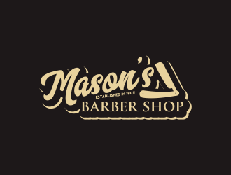 Mason’s Barber Shop  logo design by hatori