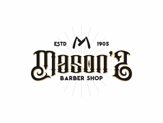 Mason’s Barber Shop  logo design by hatori