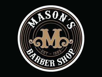 Mason’s Barber Shop  logo design by Suvendu