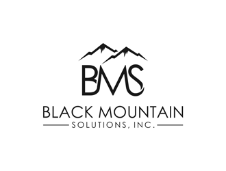 Black Mountain Solutions, Inc.  logo design by alby