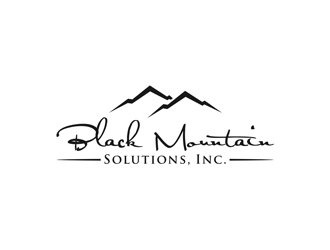 Black Mountain Solutions, Inc.  logo design by alby
