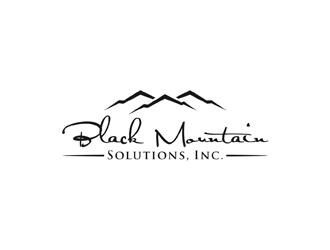 Black Mountain Solutions, Inc.  logo design by alby
