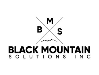 Black Mountain Solutions, Inc.  logo design by Erasedink
