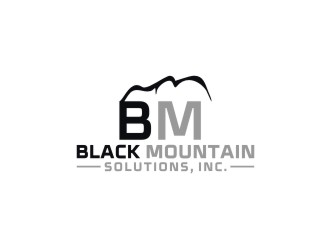 Black Mountain Solutions, Inc.  logo design by bricton