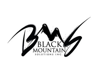 Black Mountain Solutions, Inc.  logo design by riezra