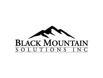 Black Mountain Solutions, Inc.  logo design by Erasedink