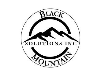 Black Mountain Solutions, Inc.  logo design by Erasedink