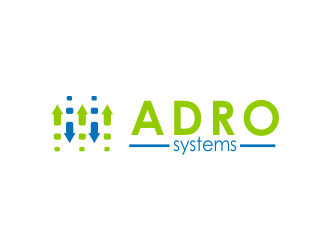 ADRO systems logo design by giphone