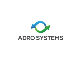 ADRO systems logo design by kasperdz