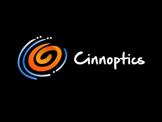 Cinnoptics logo design by amar_mboiss