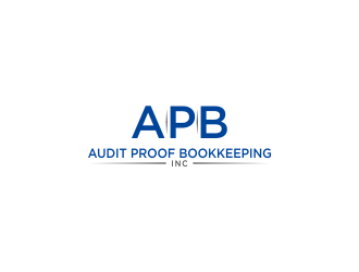 Audit Proof Bookkeeping Inc. logo design by L E V A R