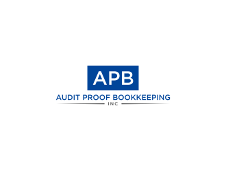 Audit Proof Bookkeeping Inc. logo design by L E V A R