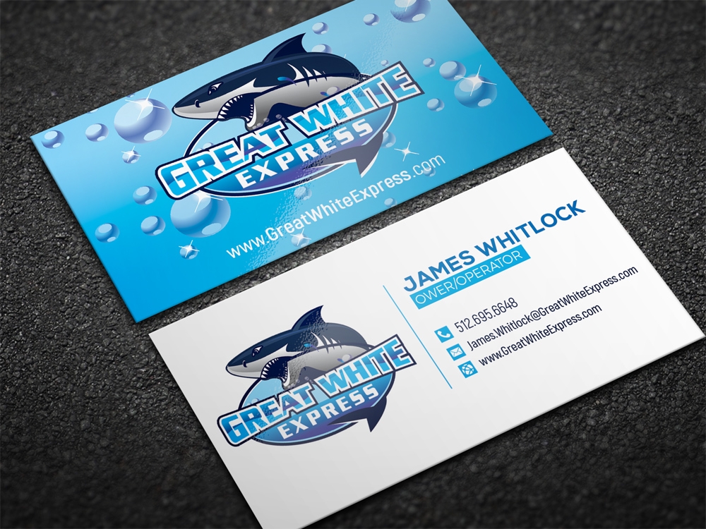 GREAT WHITE EXPRESS  logo design by aamir