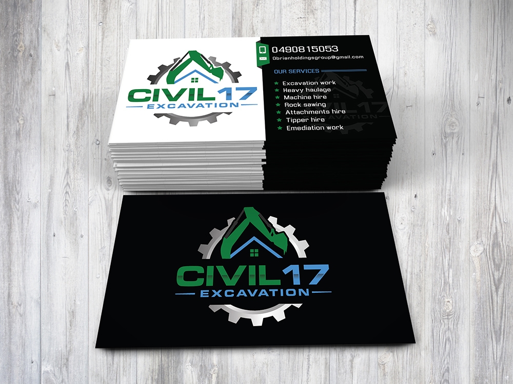 CIVIL 17 logo design by SmartDesigner