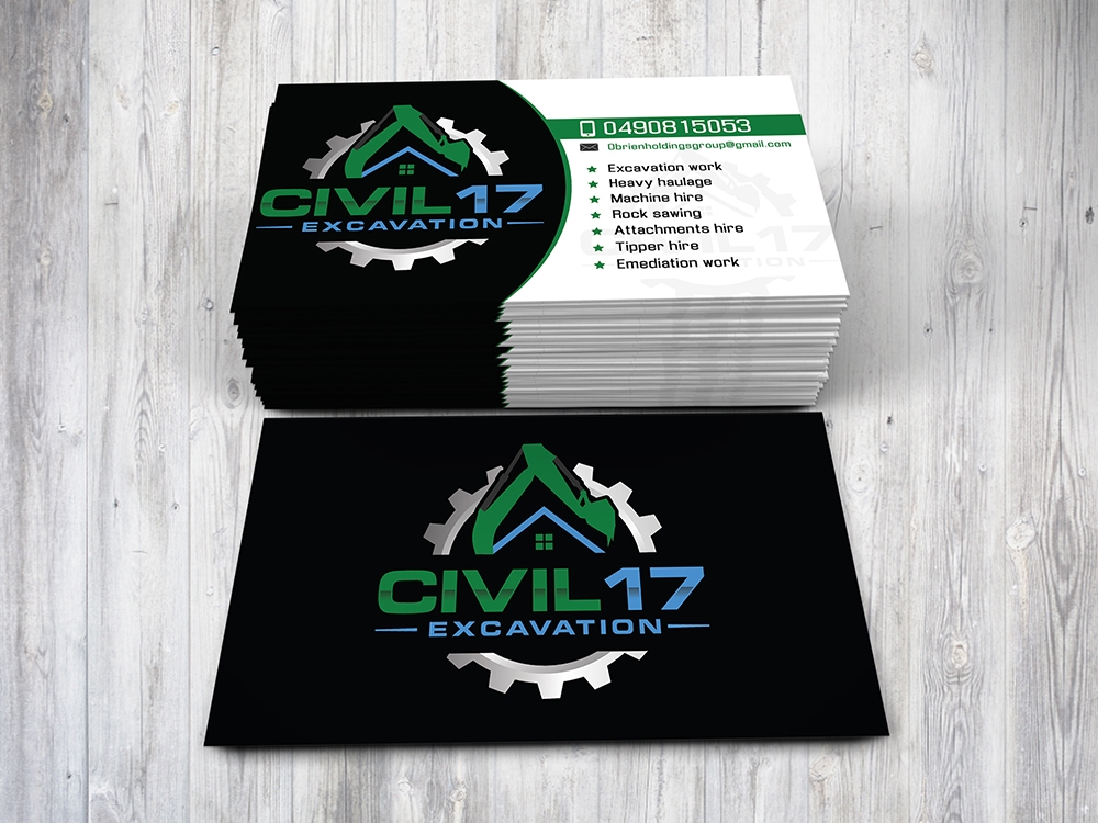 CIVIL 17 logo design by SmartDesigner