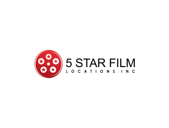 5 Star Film Locations Inc logo design by giphone