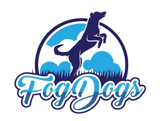 FogDogs logo design by MAXR