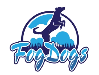 FogDogs logo design by MAXR