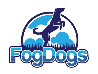 FogDogs logo design by MAXR
