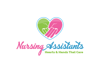 Nursing Assistants: Hearts & Hands That Care logo design by PRN123