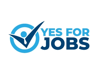 YES FOR JOBS logo design by jaize