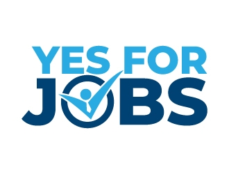 YES FOR JOBS logo design by jaize