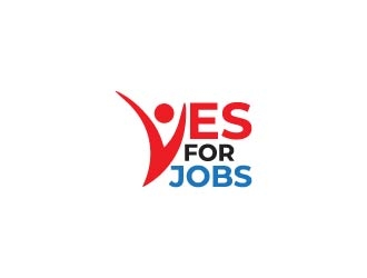 YES FOR JOBS logo design by sellakh32