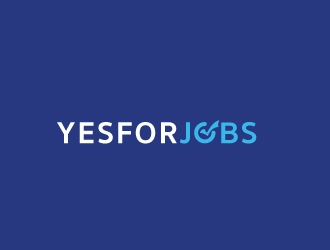 YES FOR JOBS logo design by emberdezign