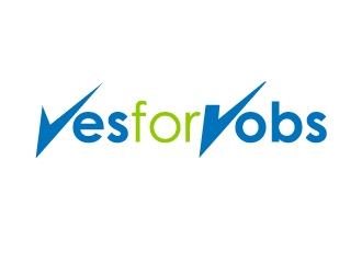 YES FOR JOBS logo design by Marianne