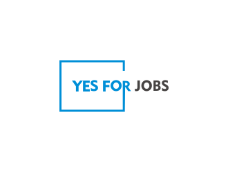 YES FOR JOBS logo design by Greenlight