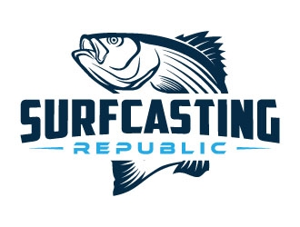 Surfcasting Republic logo design by daywalker