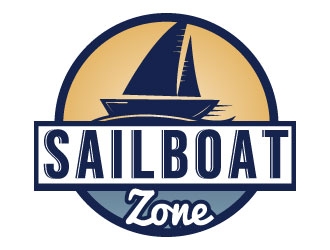 Sailboat Zone logo design by Suvendu