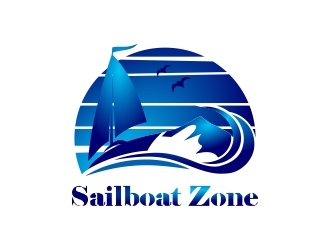 Sailboat Zone logo design by renithaadr