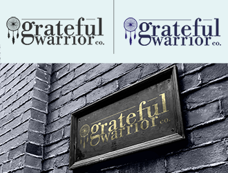 grateful warrior co. logo design by TahaPixel