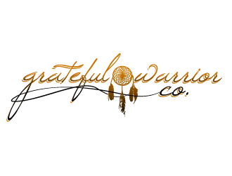 grateful warrior co. logo design by dondeekenz