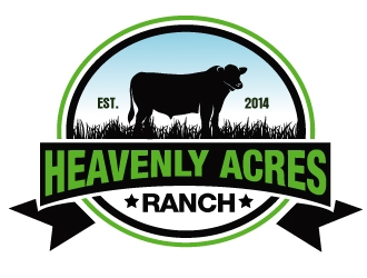 Heavenly Acres Ranch, LLC logo design by PMG
