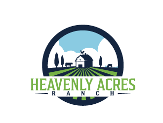 Heavenly Acres Ranch, LLC logo design by tec343
