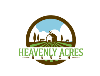 Heavenly Acres Ranch, LLC logo design by tec343