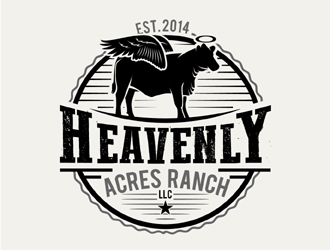 Heavenly Acres Ranch, LLC logo design by MAXR