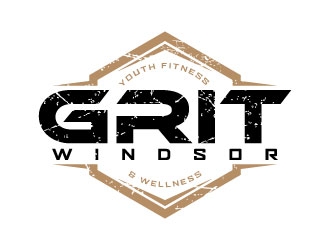 GRIT Windsor Youth Fitness & Wellness or just GRIT Windsor logo design by daywalker