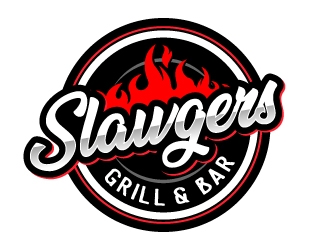 SLAWGERS GRILL & BAR logo design by jaize