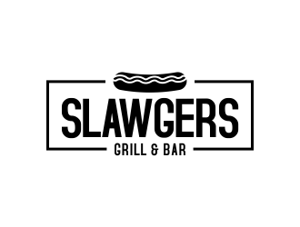 SLAWGERS GRILL & BAR logo design by done