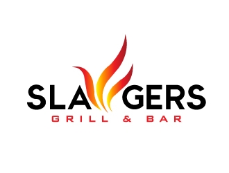 SLAWGERS GRILL & BAR logo design by Marianne