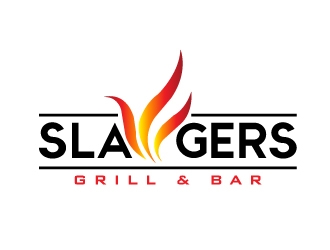 SLAWGERS GRILL & BAR logo design by Marianne