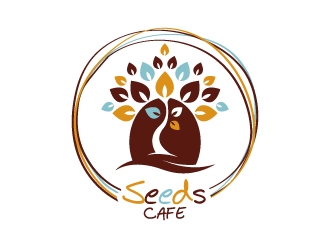Seeds Cafe logo design by alxmihalcea