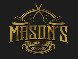Mason’s Barber Shop  logo design by shere