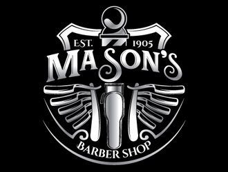 Mason’s Barber Shop  logo design by shere