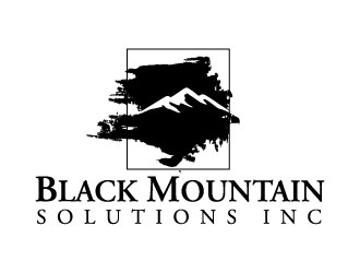 Black Mountain Solutions, Inc.  logo design by Erasedink