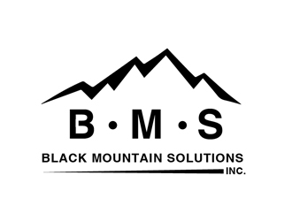 Black Mountain Solutions, Inc.  logo design by Roma