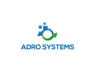 ADRO systems logo design by kasperdz